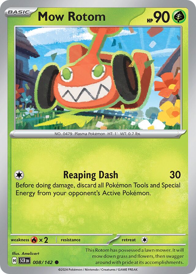 008/142 Mow Rotom SCR Common