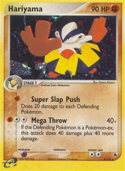 8/109 Hariyama RS Rare Holo