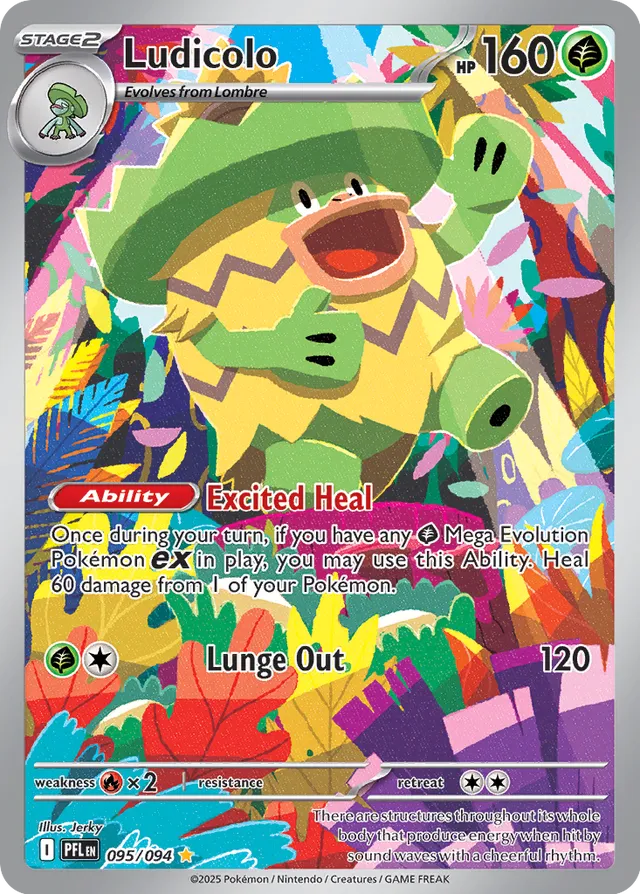 095/094 Ludicolo PFL Illustration Rare