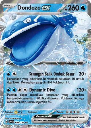 Dondozo ex (Bonds of Destiny 038/139)