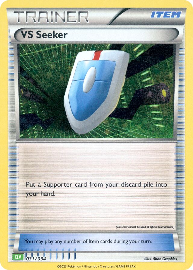 VS Seeker Venusaur & Lugia ex Deck 031/034
