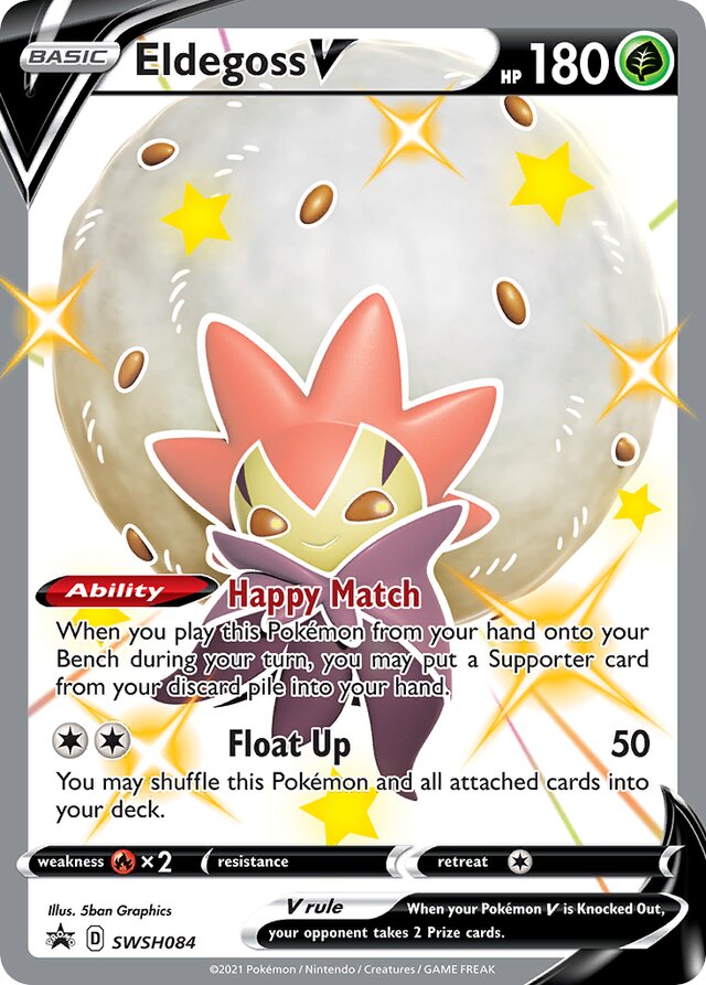 SWSH084 Eldegoss V SSP PROMO