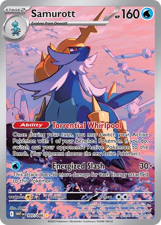 Samurott (White Flare 107/086)