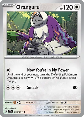 Oranguru (Surging Sparks 156/191)