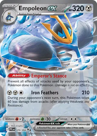 Empoleon ex (Phantasmal Flames 070/094)