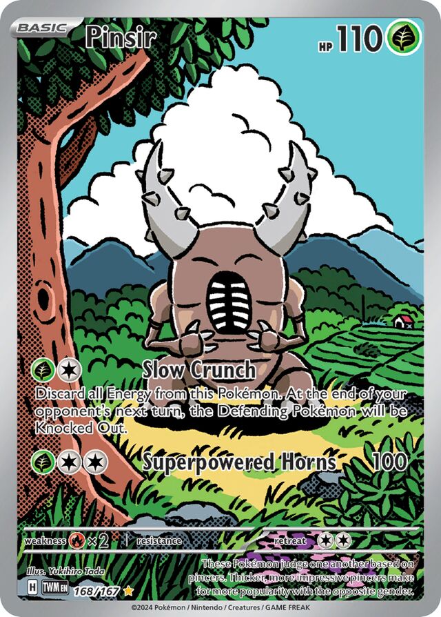 168/167 Pinsir TWM Illustration Rare