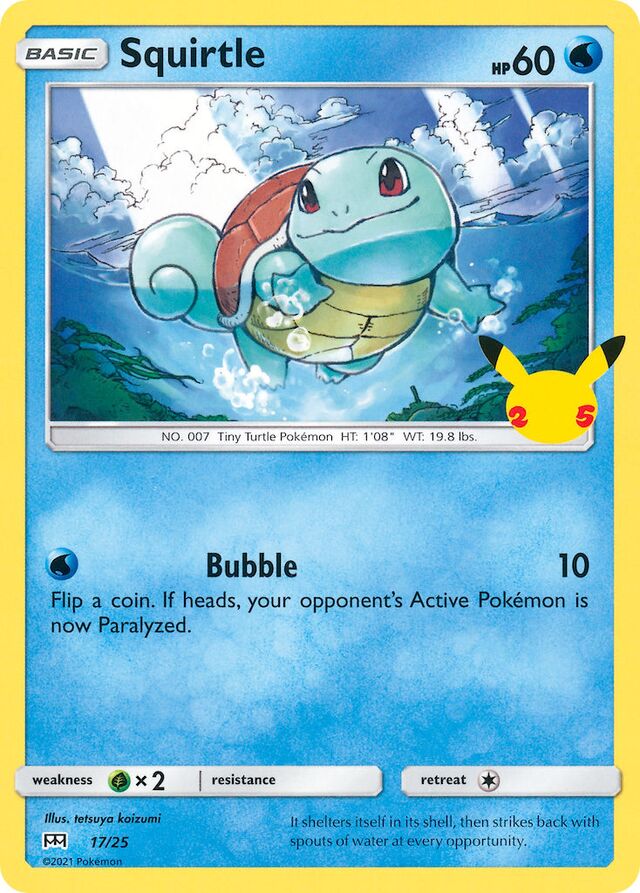 Squirtle McDonald's Collection 2021 17/25 —