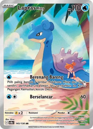 Misty's Lapras (Presence of Champions 145/138)