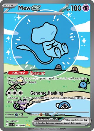 Mew ex (Paldean Fates 232/091)