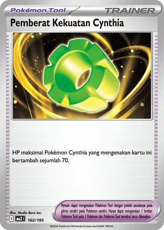 Cynthia's Power Weight (MEGA Dream ex 162/193)