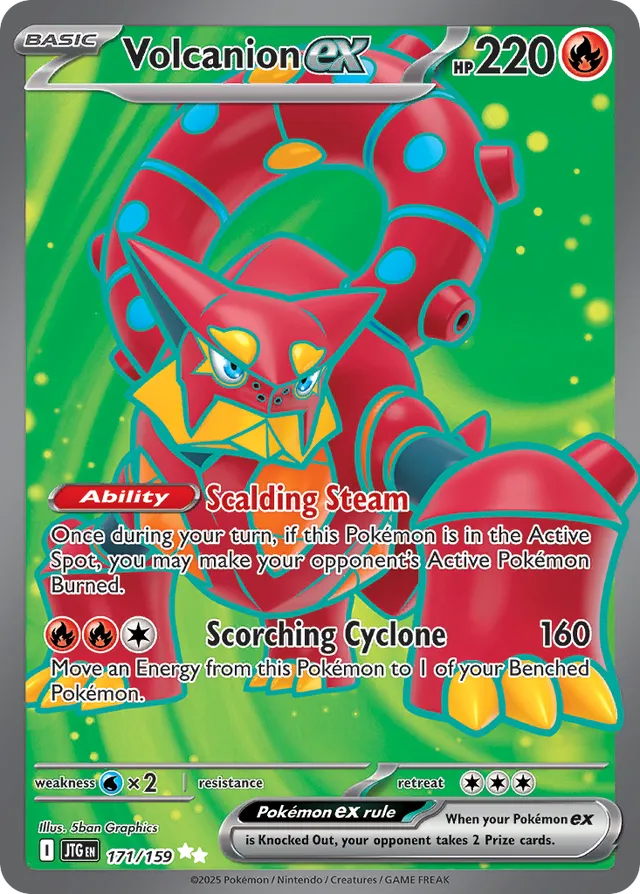 Volcanionex Journey Together 171/159 Ultra Rare
