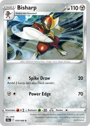 Bisharp (Incandescent Arcana 050/068)
