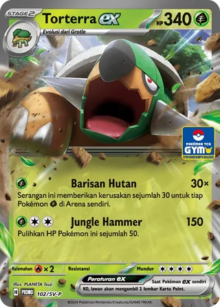 Torterra ex (Scarlet & Violet Promos 102/SV-P)