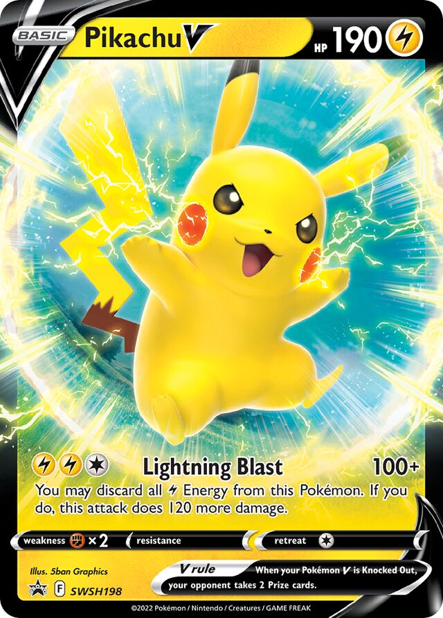 SWSH198 Pikachu V SSP PROMO