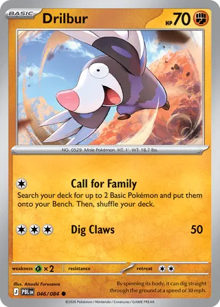 Drilbur (Pitch Black 046/084)