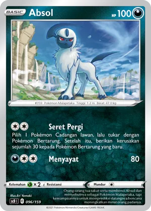 Absol (Strength V Starter Deck 096/159)
