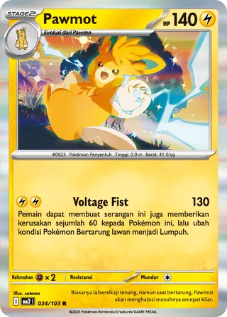 Pawmot (Blue Blaze 034/103)