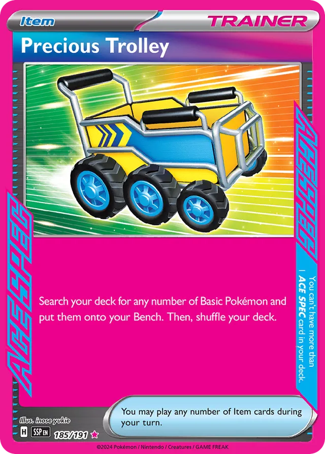 185/191 Precious Trolley SSP ACE SPEC Rare