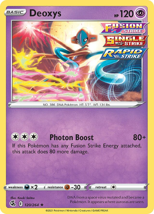 120/264 Deoxys FST Rare Holo