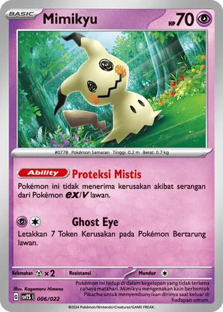 Mimikyu (Gardevoir ex Tactics Deck 006/022)