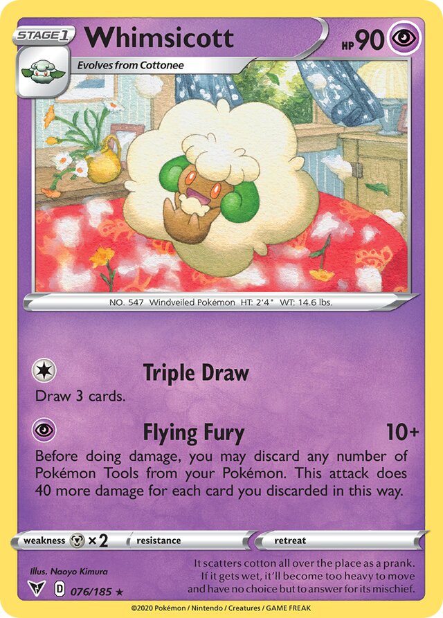076/185 Whimsicott VIV Rare