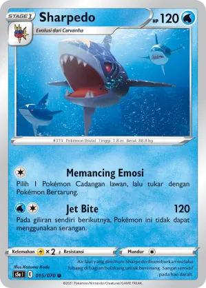 Sharpedo (Matchless Fighters 015/070)