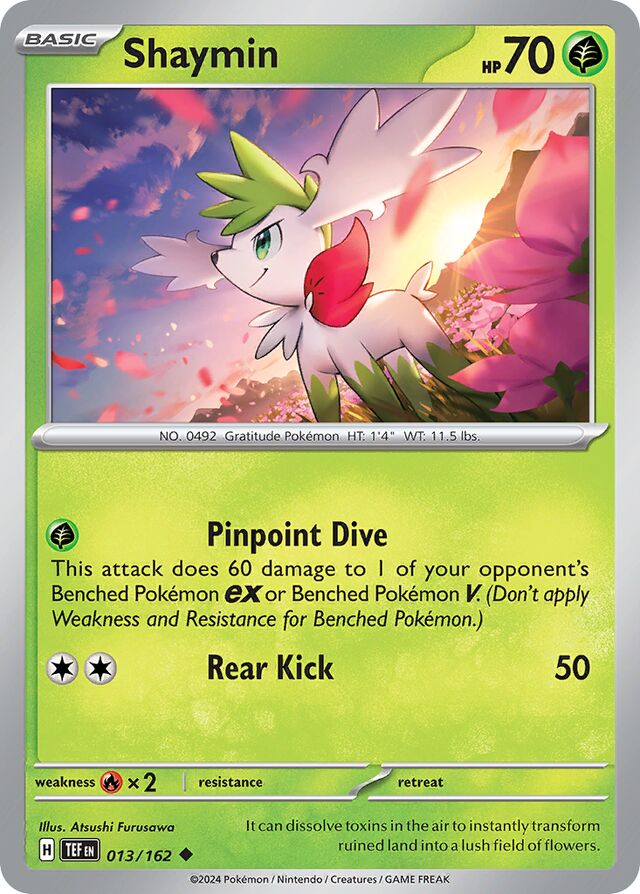 013/162 Shaymin TEF Uncommon