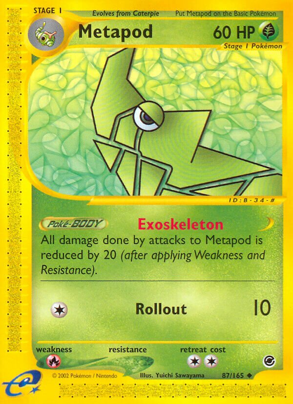 87/165 Metapod EX Uncommon