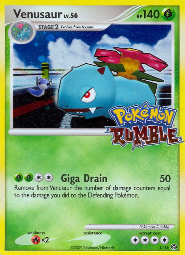 Venusaur Pokémon Rumble 1/16