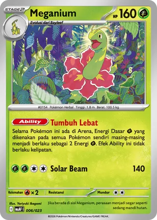 Meganium (Mega Venusaur ex Starter Deck 006/023)