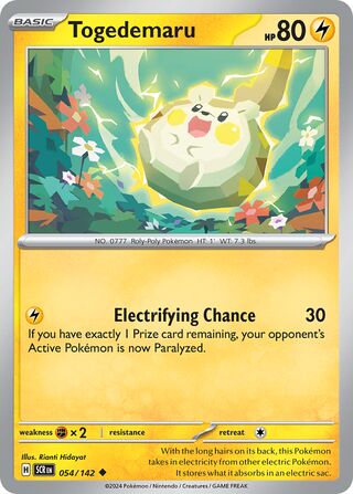 Togedemaru (Stellar Crown 054/142)