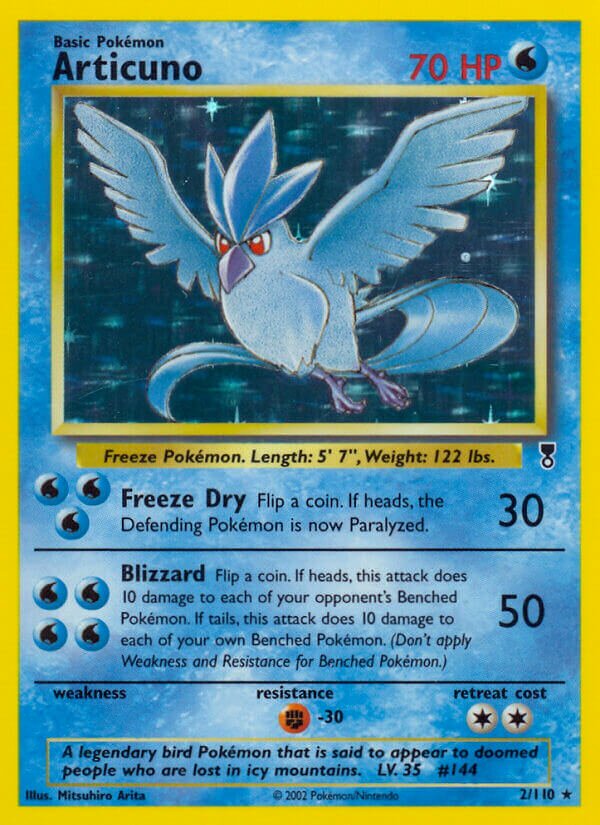 Articuno Legendary Collection 2/110 Values - MAVIN