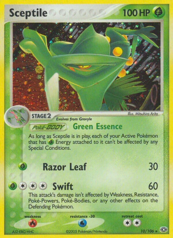 Sceptile Emerald 10/106 Rare Holo