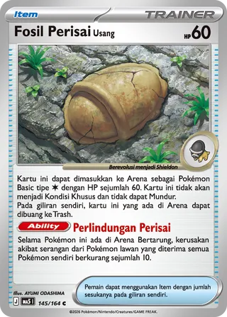Antique Shield Fossil (Shadowy Threats 145/164)