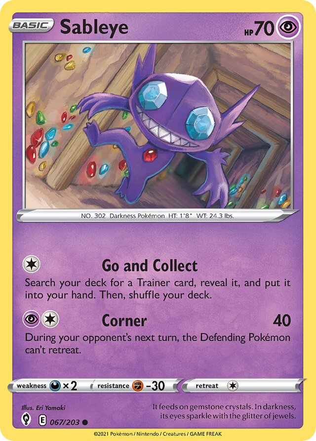 067/203 Sableye EVS Common