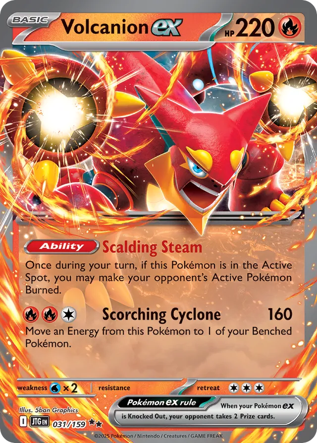 Volcanionex Journey Together 031/159 Double Rare