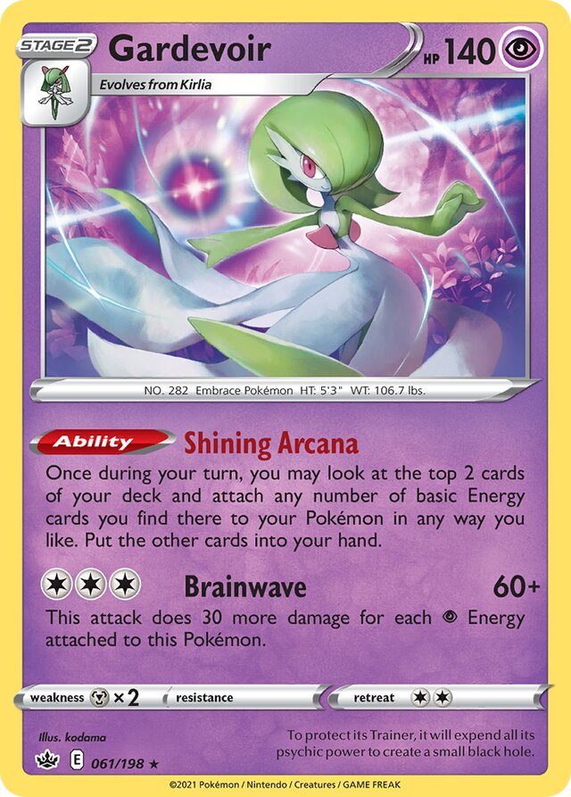 061/198 Gardevoir CRE Rare Holo