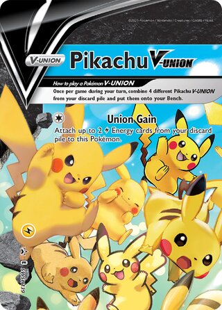 Pikachu V-UNION (SWSH Black Star Promos SWSH139)