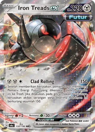 Iron Treads ex (Shiny Treasure ex 132/190)