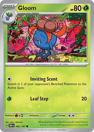 Poppy Obsidian Flames Pokemon Card