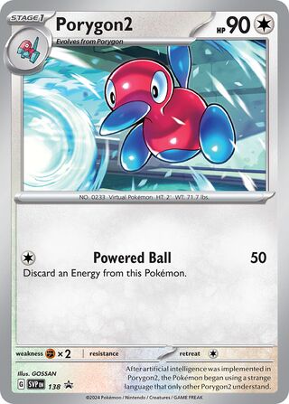 138 Porygon2 SVP PROMO