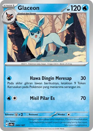 Glaceon (Terastal Festival ex 040/187)