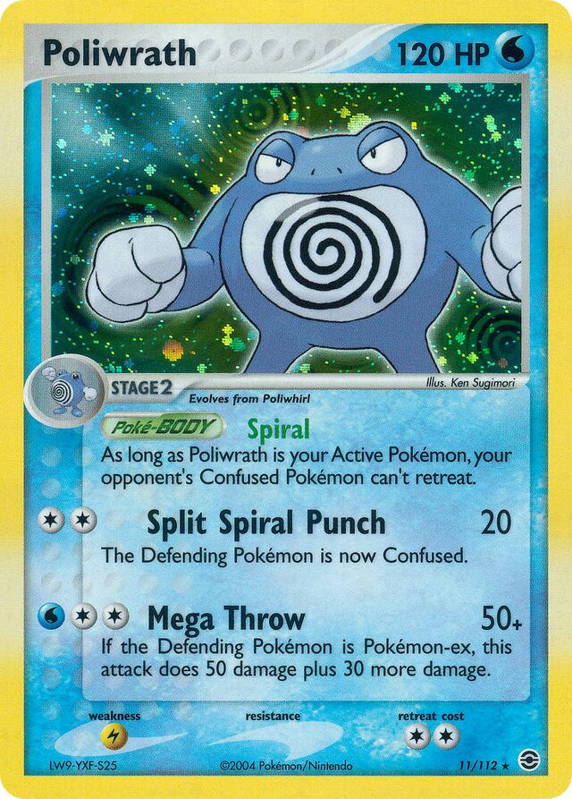 11/112 Poliwrath RG Rare Holo
