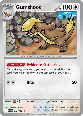 110/132 Gumshoos MEG Uncommon