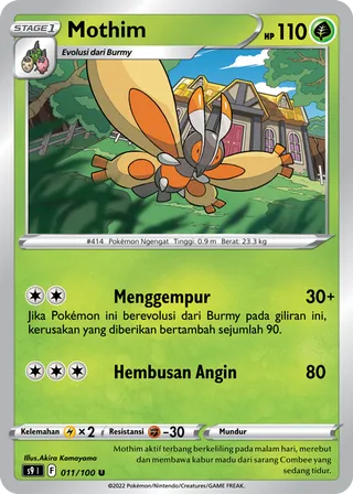 Mothim (Star Birth 011/100)
