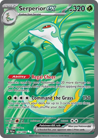 Serperior ex (Black Bolt 156/086)