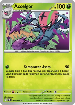 Accelgor (Black & White 020/172)