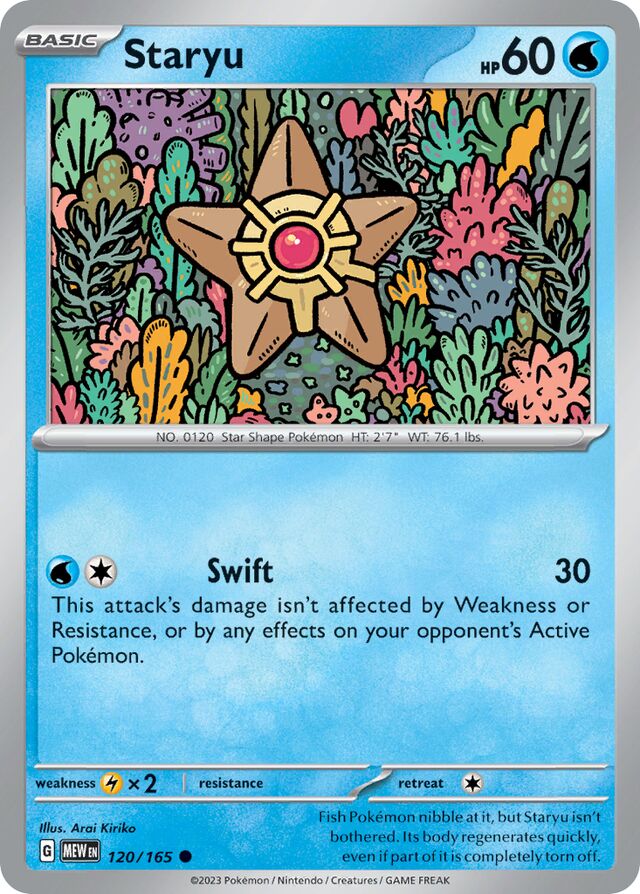 Staryu 151 120/165 Common