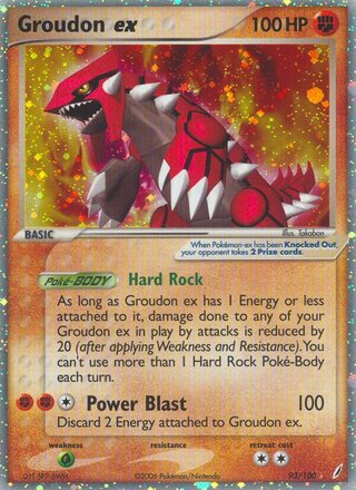 Groudon ex (EX Crystal Guardians 93/100)