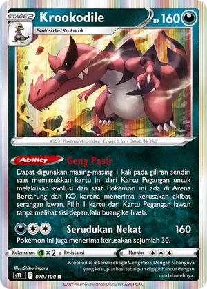 Krookodile (Lost Abyss 070/100)